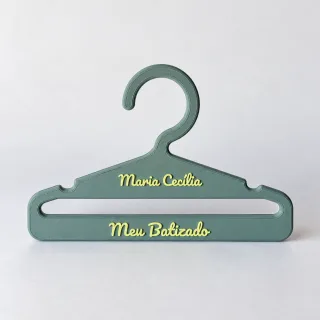 Foto do produto Cabide de batizado com nome