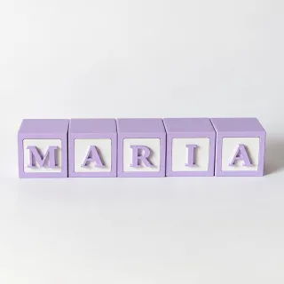 Foto do produto Cubos Decorativos com Nome