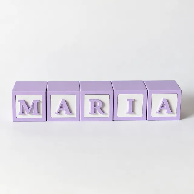 Cubos Decorativos com Nome personalizado