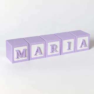 Foto do produto Cubos Decorativos com Nome