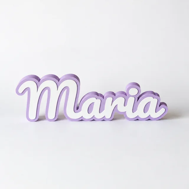 Letreiro de Nome 3D personalizado