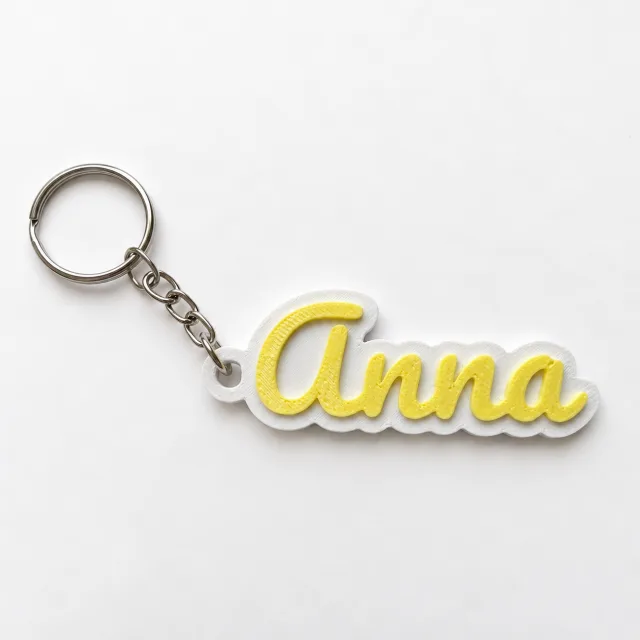 Chaveiro de Nome 3D personalizado