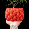 Vaso de Planta com Textura Ondulada - The Ripple
