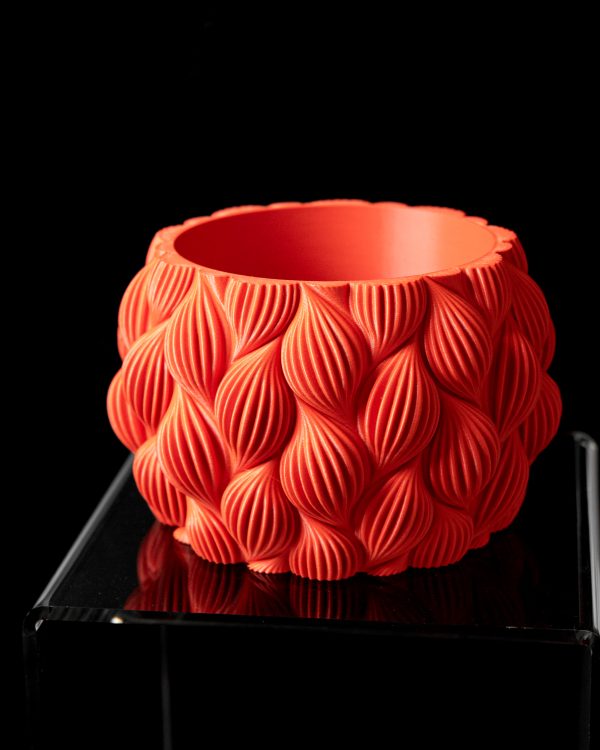 Vaso de Planta com Textura Ondulada - The Ripple