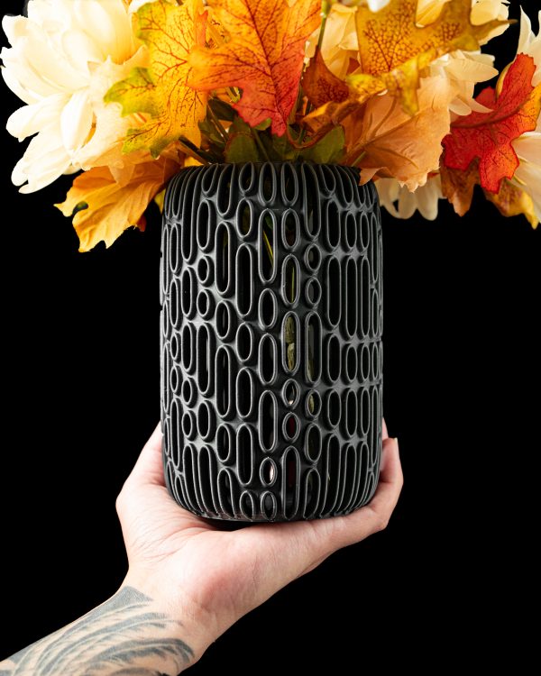 Vaso Escultural Decorativo Com Textura - Breach