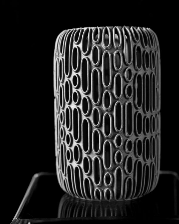 Vaso Escultural Decorativo Com Textura - Breach