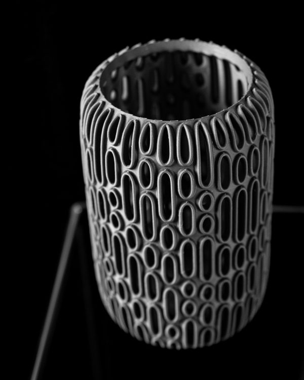 Vaso Escultural Decorativo Com Textura - Breach