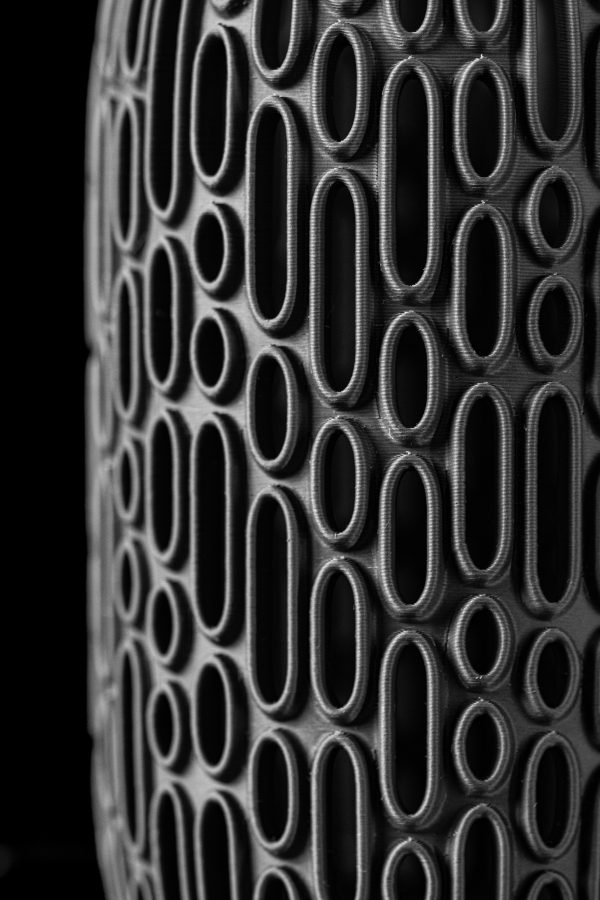 Vaso Escultural Decorativo Com Textura - Breach