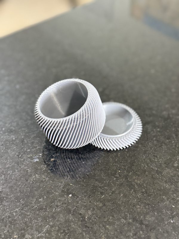 Vaso para Suculentas Mini com Prato de Drenagem - Slant